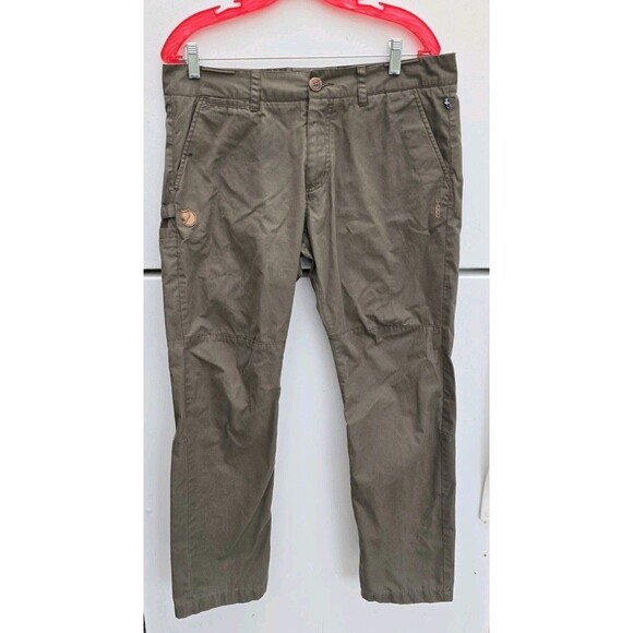 Fjallraven Sormland Men's Tapered Trousers, Dark Olive, EU 48, US 32 Long - Picture 1 of 8